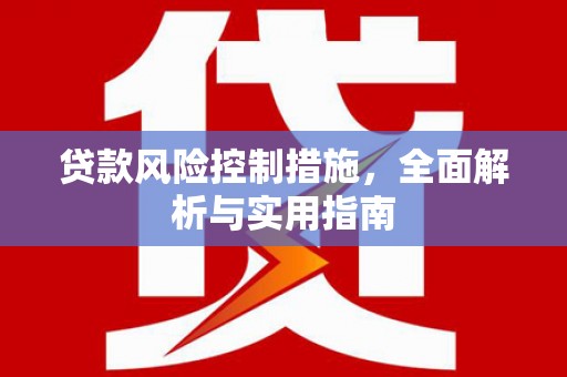 百色贷款风险控制措施，全面解析与实用指南