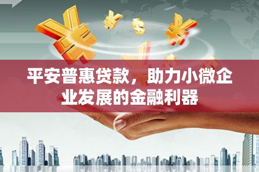 百色平安普惠贷款，助力小微企业发展的金融利器