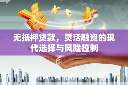 百色无抵押贷款，灵活融资的现代选择与风险控制