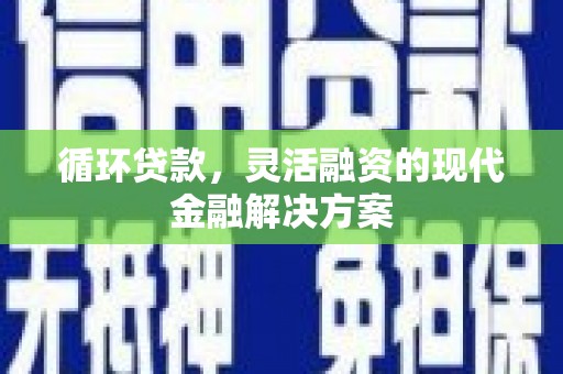 百色循环贷款，灵活融资的现代金融解决方案