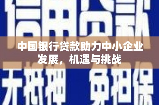 百色中国银行贷款助力中小企业发展，机遇与挑战