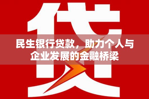 百色民生银行贷款，助力个人与企业发展的金融桥梁