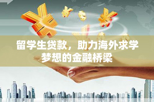 百色留学生贷款，助力海外求学梦想的金融桥梁