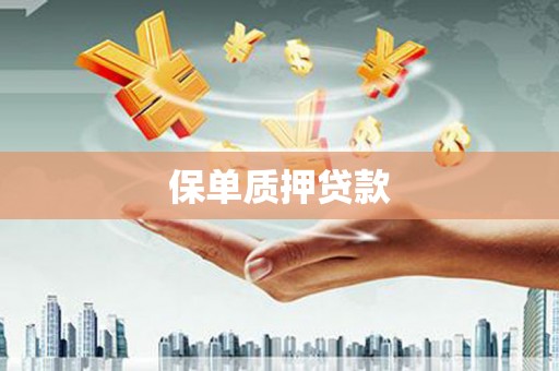 百色保单质押贷款