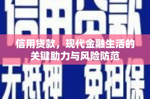 百色信用贷款，现代金融生活的关键助力与风险防范