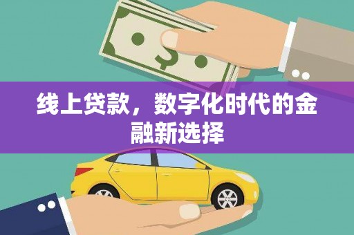 百色线上贷款，数字化时代的金融新选择