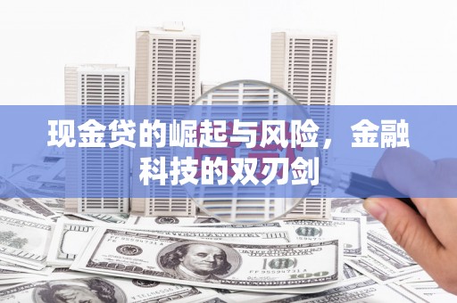 百色现金贷的崛起与风险，金融科技的双刃剑