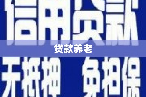 百色贷款养老