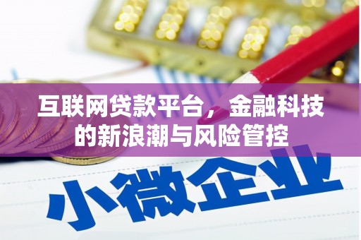 百色互联网贷款平台，金融科技的新浪潮与风险管控